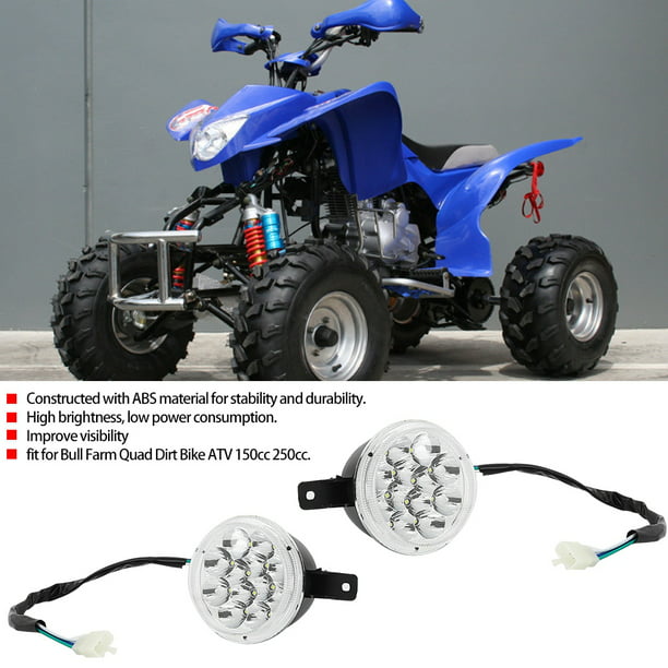 Faros Delanteros Para ATV Transparente Plástico ABS 12 V LED Izquierdo Derecho ATV Para 150 Cc ANGGREK Otros Vehículos | Walmart en línea
