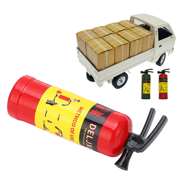  ibasenice 3 unids Mini juguete extintor de incendios de juguete  RC coche extintor decorativo extintor de incendios modelo escalada  accesorios de coche : Herramientas y Mejoras del Hogar