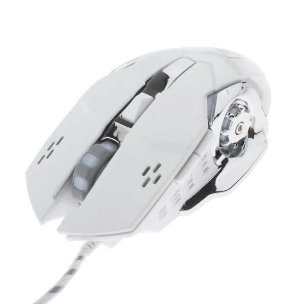 de ratón inalámbrico con Gamer recargable para ordenador portátil, ratón  retroiluminado con respiración de shamjiam Peine del ratón del teclado del  juego