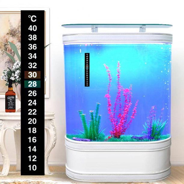 Medidor de temperatura, tanques de peces de acuario, termómetro