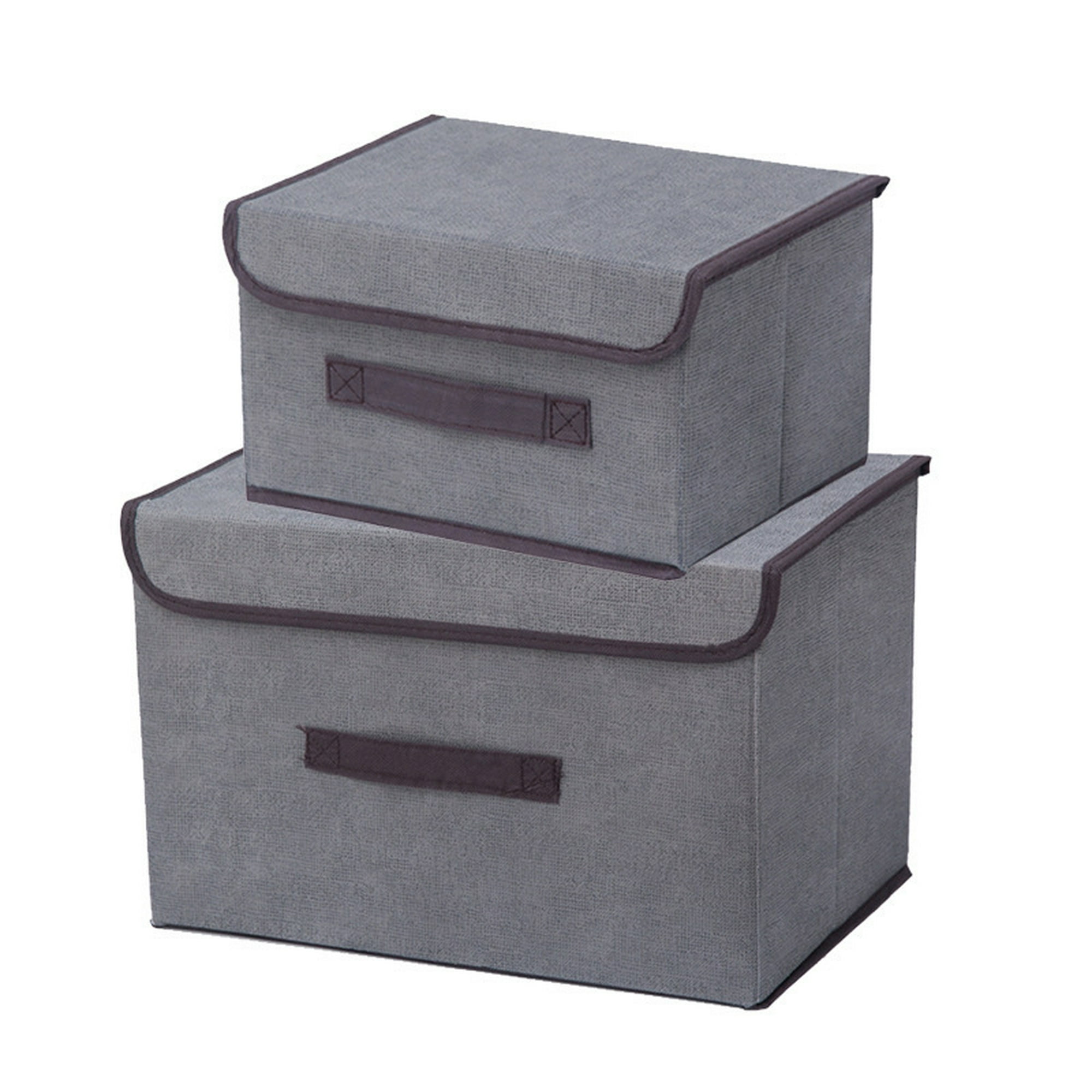 Caja Almacenaje Decorativa con Tapa cm 45x25 H.25. Para Ropa, Juguetes,  Oficina Tejido Soft Touch Blanco. Reciclable y Fabricado en Italia -   México