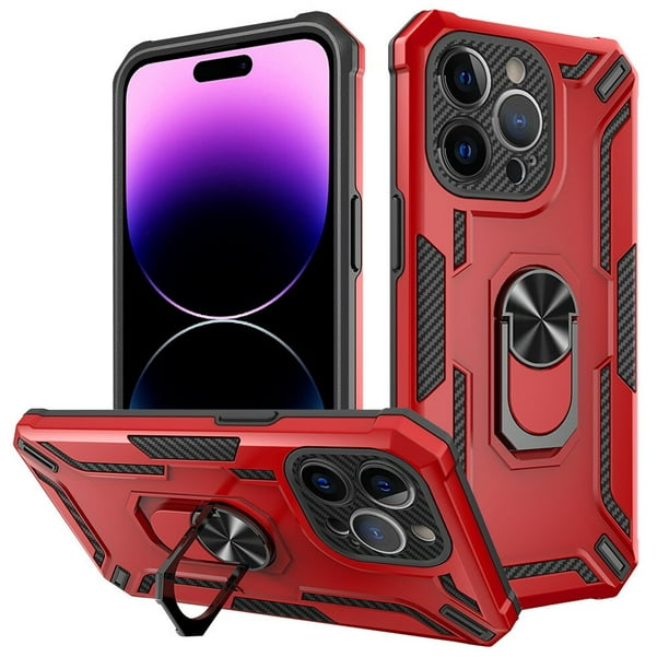 Funda con soporte de metal para iPhone 13 Pro Max Serie Kickstand