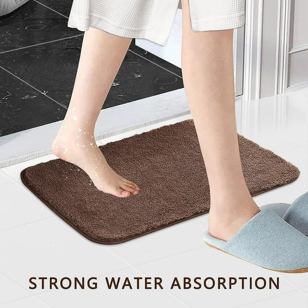 Alfombra de baño, antideslizante, suave y duradera, alfombra de