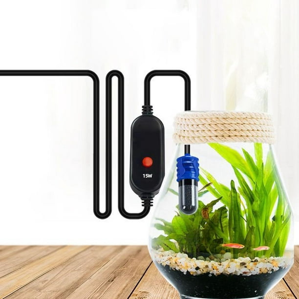 Mini calentador acuario calentador de termostato sumergible para 50W Zulema  Calentador de tanque de acuario