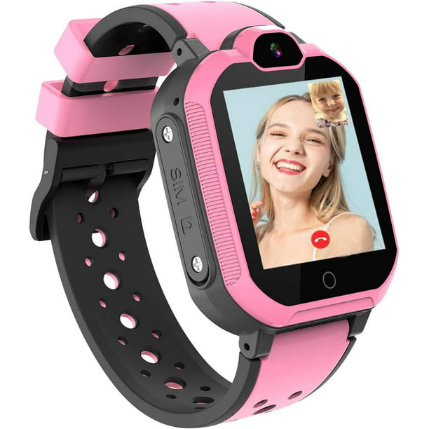 Largo Lamer Competencia Smartwatch Localizador Video Llamada Niños GPS 4G Rosa Genérica Localizador  | Walmart en línea