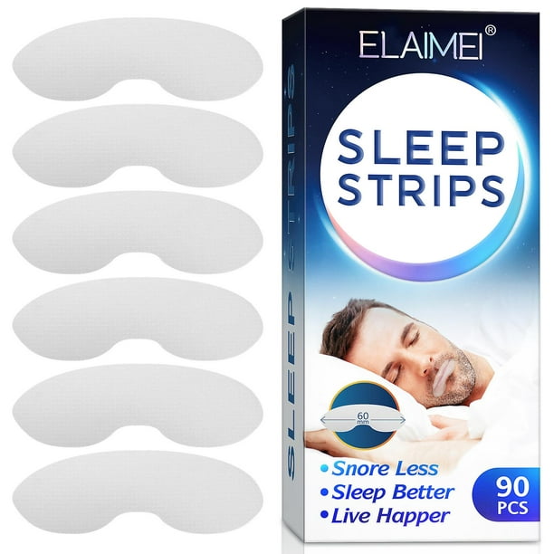 Tira para dormir con cinta bucal de 90 Uds para dormir menos respiración bucal  para mejorar el sueño ER