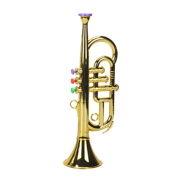 Trompeta Con 4 Llaves De Colores Para Niños, Instrumentos