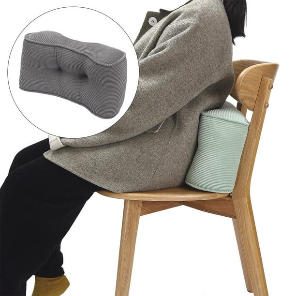 Almohada de apoyo lumbar para silla, almohada de apoyo de respaldo para  sofá, almohada lumbar para silla de oficina, cojín de respaldo para dolor  de