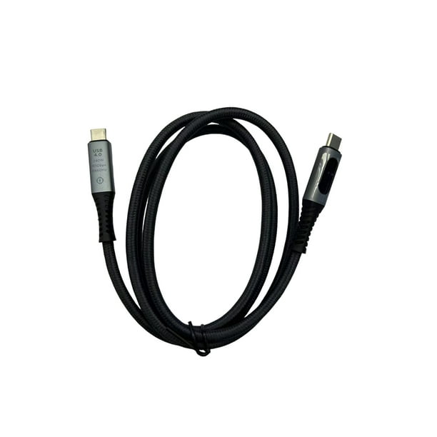 Cable Cargador 100w, Usb-c A Usb-c Para Celular Y Laptop 2m