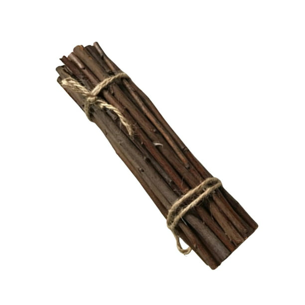 20 piezas de manualidades, , palos de madera para manualidades, troncos  educativos de madera para ma BLESIY Palitos de madera