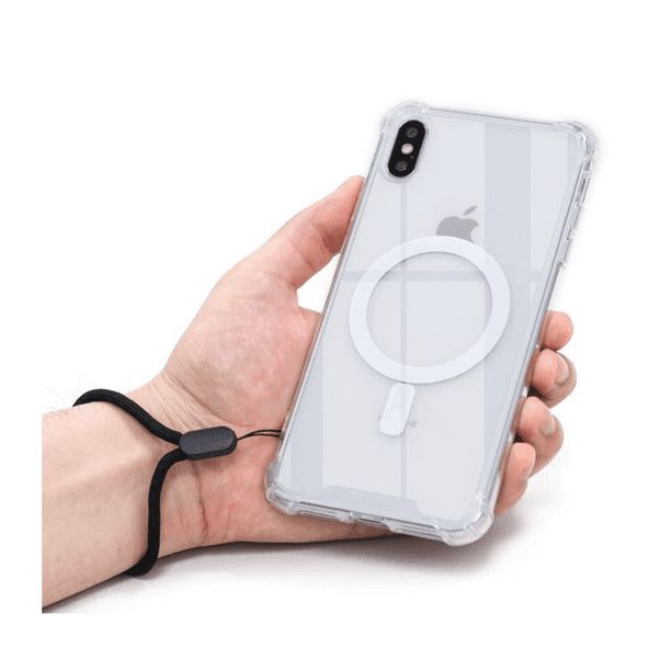 Funda magnética para iPhone XR, funda delgada galvanizada transparente para  iPhone XR con protección de cámara, funda para iPhone XR a prueba de