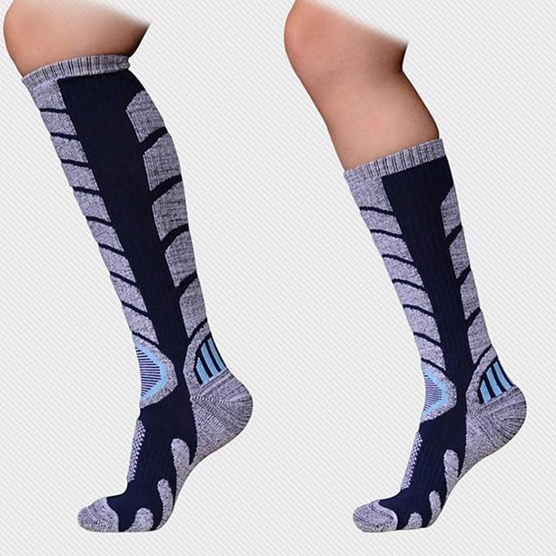 3 Pares de Calcetines hasta Hombre Cálidos de Grueso de Tubo Alto para  Mujeres Deportivas Zulema Calcetines largos hasta la rodilla para hombre