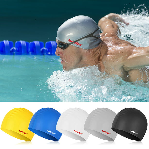 Madwave-gorros de natación de silicona para hombre y mujer, gorros de  natación, de aprobación fina
