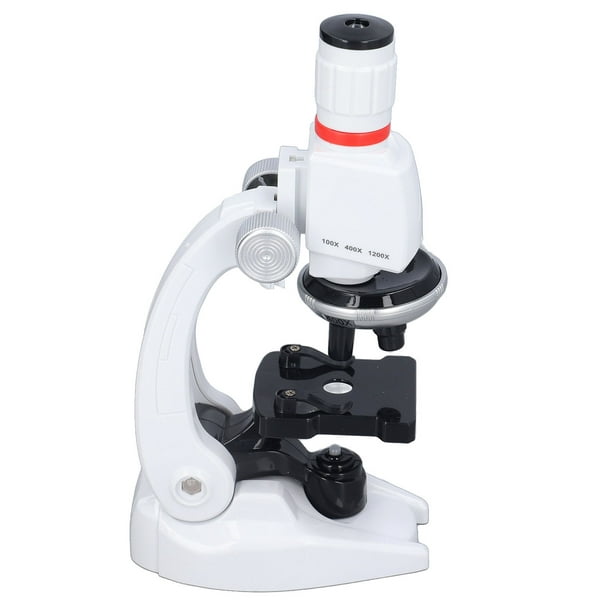 Microscopio con luz LED y amplificación de 400x y 1200x para estudiantes  principiantes de Sunnimix