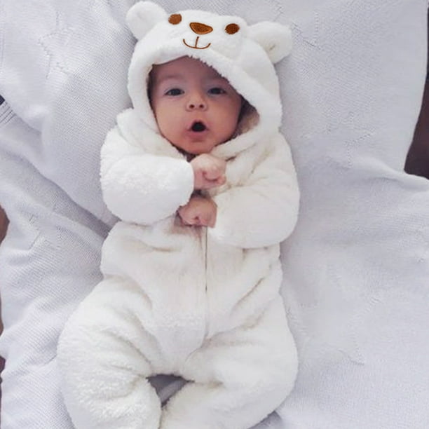 Monos Ropa de bebé unisex lindo traje de nieve para bebé mono con
