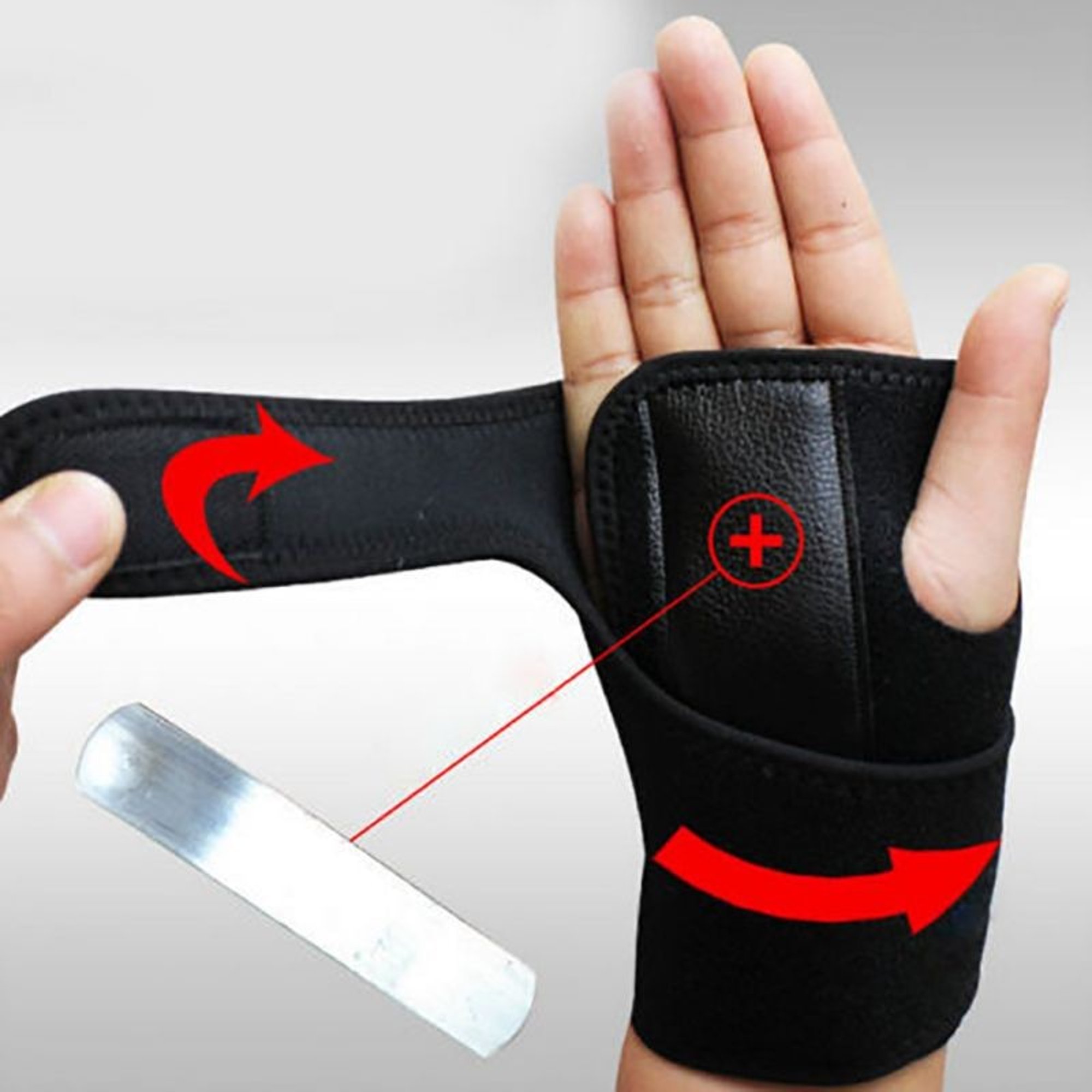 Muñequera, Soporte de Muñeca Túnel Carpiano con Estabilizador de Férula  Extraíble para Tendinitis Lesiones en la Mano del Ratón, Talla única para  Mano Derecha o Izquierda : : Salud y cuidado personal