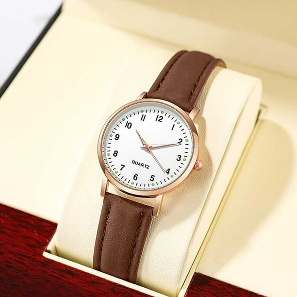 reloj vintage retro de moda dama baratos piel mujer watch