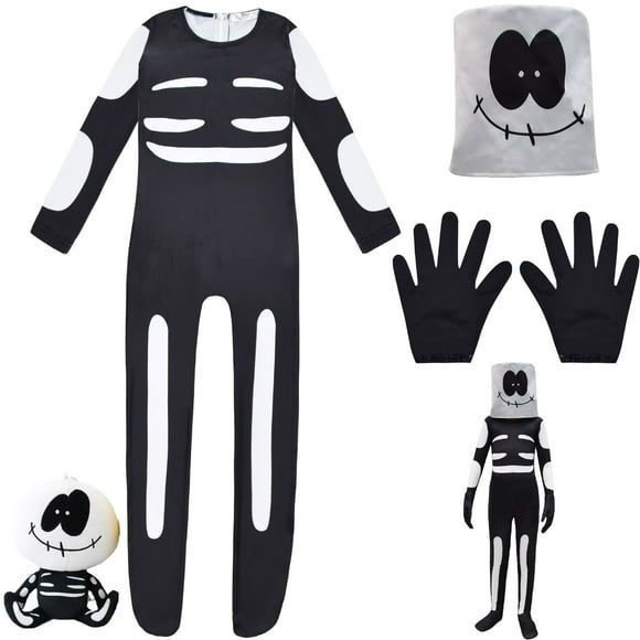 disfraz de cosplay de friday night funkin skid pump con máscara para niños y niñas mono de fantasía para halloween fivean unisex