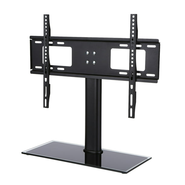 Suptek TS001-02 - Soporte universal para TV de mesa, soporte de TV con  pedestal para pantallas de 17 a 55 pulgadas, base de TV de altura ajustable  con