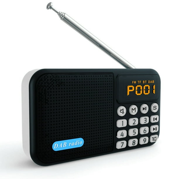 Coche DAB Radio digital Altavoz estéreo portátil Mini inalámbrico BT