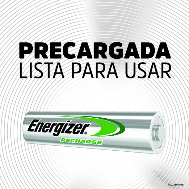 Energizer Cargador Pilas Recargables Aa Y Aaa +2 Baterías Aa