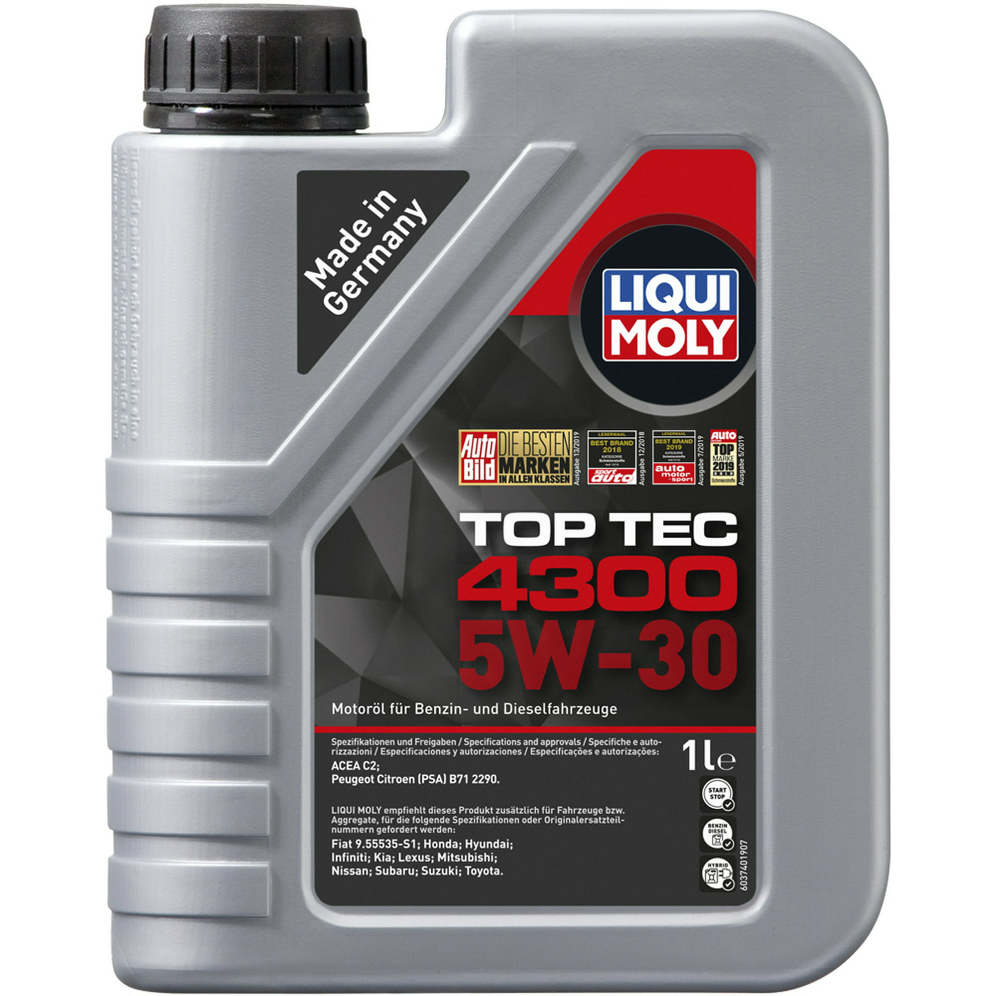Toptec 5w30 1lt aceite sintético para motores liqui moly .