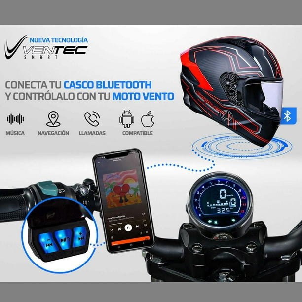 Casco Bluetooth de Botones Vento Talla L