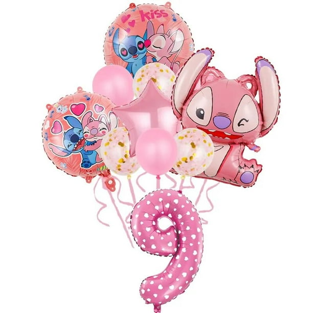 Disney-globos de Lilo & Stitch para fiesta de cumpleaños
