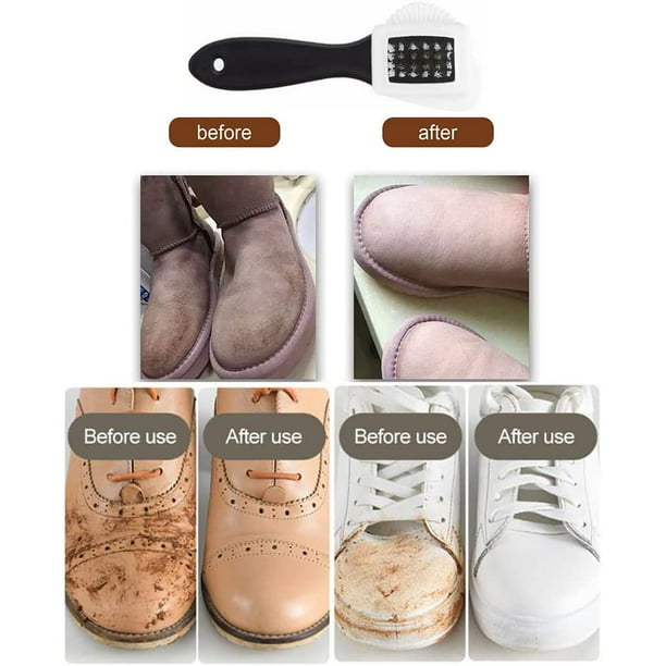 Cepillo de gamuza para limpiar zapatos Cepillo de zapatos de para botas de cuero de gamuza TUNC Sencillez | Bodega Aurrera en línea