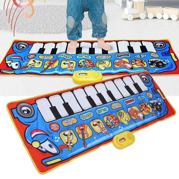 alfombra con forma de piano teclado musical de 6 pies para niños tamaño  jumbo