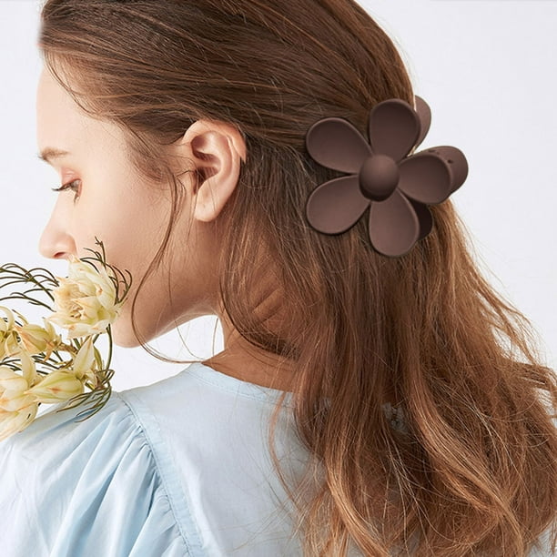 Pinza de pelo con forma de flor Mini para mujer, pinzas decorativas para el  pelo, accesorios para la cabeza Ndcxsfigh Cuidado Belleza