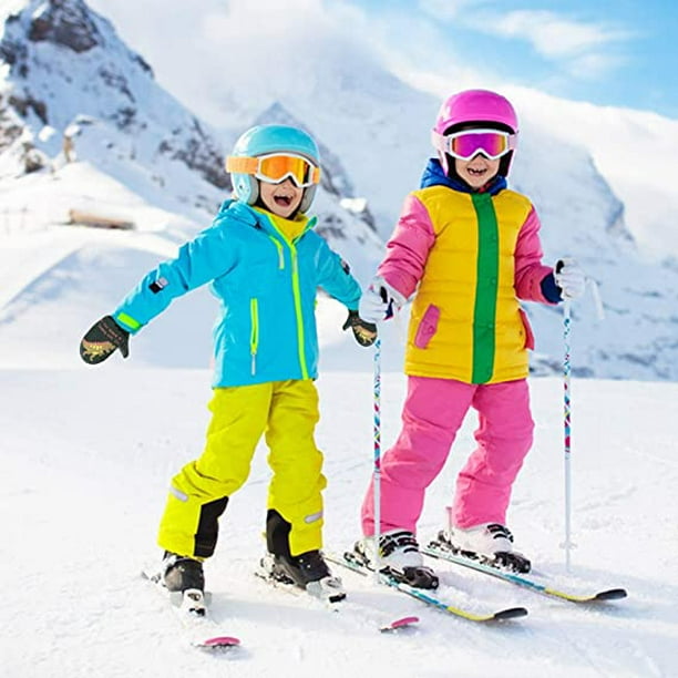 Comprar Guantes de invierno impermeables y cálidos para niños y niñas,  guantes de esquí para niños, manoplas para nieve al aire libre