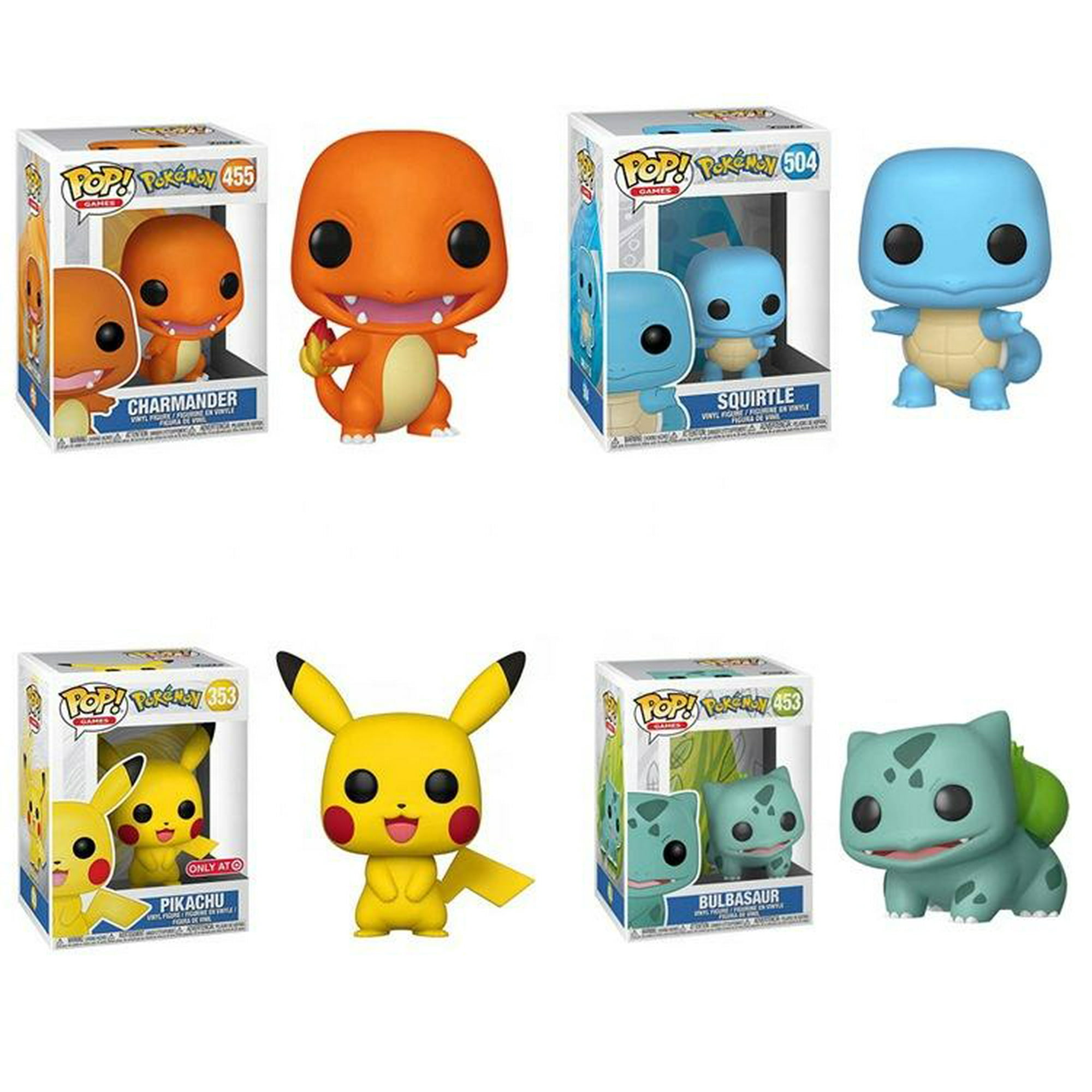 Funko Pop-Modèle de Pokémon Pikachu Bulbasaur Salamèche Fait à la