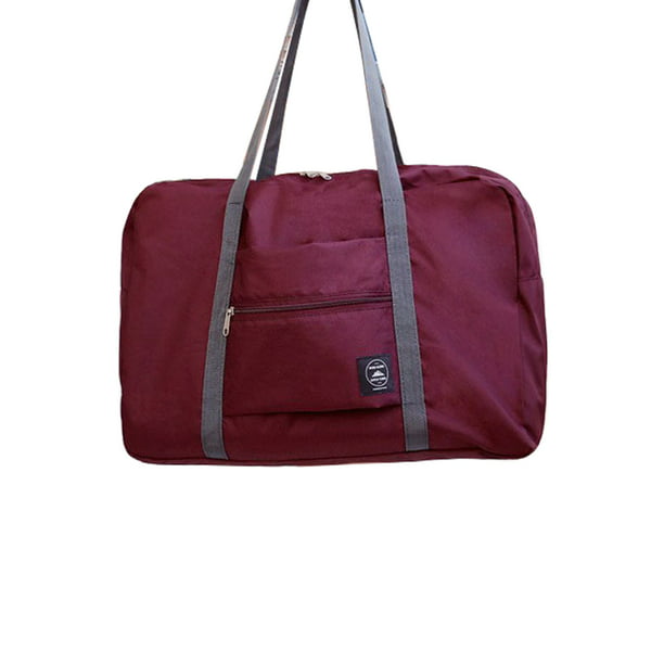 Bolsa de viaje plegable impermeable de viaje, bolsa de lona para mujer y  mujer, bolsa de lona para hombre de semana, bolsa de viaje en el asa de la