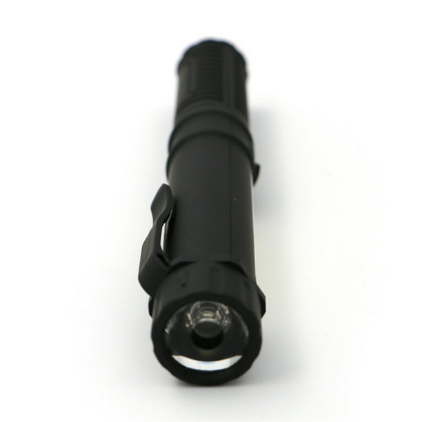 2 Piezas Linternas LED Alta Potencia, Mini Linterna LED con 3 Modos y Clip,  IP45 Impermeable Linterna Tactica Zoomable Aluminio Mini Linterna Portátil