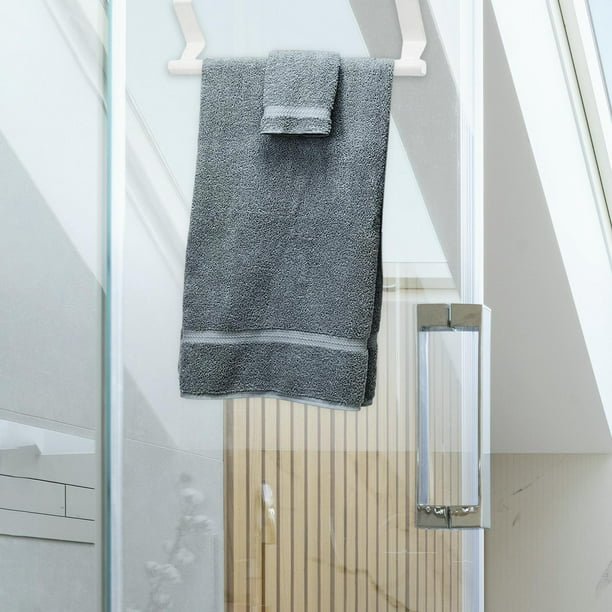 Toallero sobre la puerta, barra de toalla, soporte colgante de acero  inoxidable