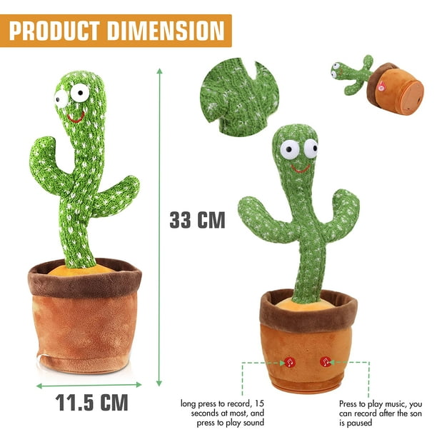 Cactus Bailarín Juguete De Felpa Para Niños