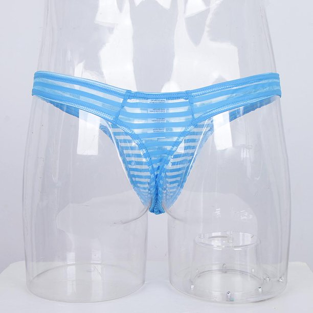 Calzoncillos slip transparentes para hombre, ropa interior, transparente,  de cintura baja, HT010, 4 …