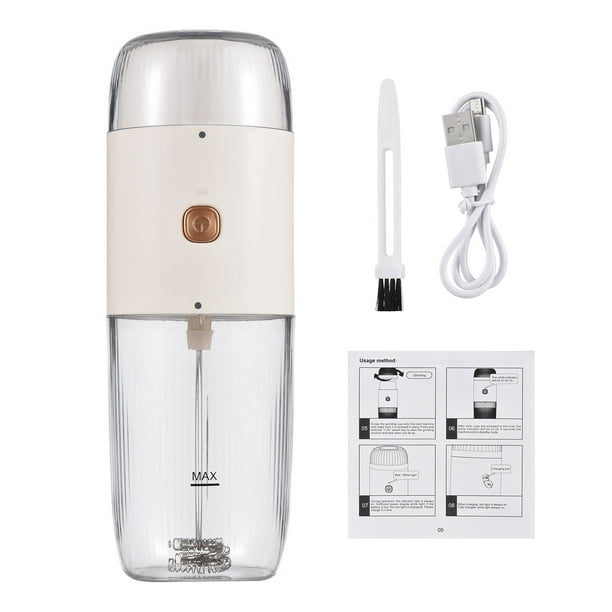 Espumador de leche eléctrico, vaporizador de leche eléctrico 4 en 1,  máquina automática de espuma de leche caliente y fría, 8.4 oz/8.5 fl oz