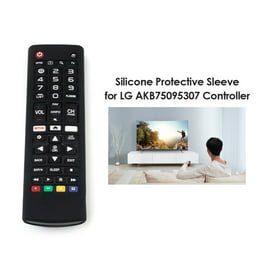 Funda protectora de silicona para mando a distancia para LG TV AKB75095307  (rojo) Universal Accesorios Electrónicos