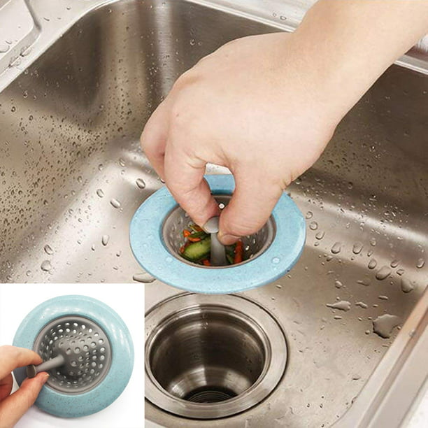 Cocina lavabo desagüe fregadero residuos filtro tapón acero con