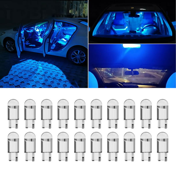 Uds luces interiores de coche luz LED Interior T10 bombilla LED luz de  estacionamiento de coche