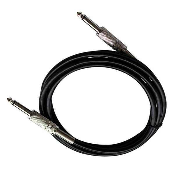 Cable de guitarra eléctrica Cable de amplificador de 1/4 pulgadas para  accesorio de mandolina de bajo de guitarra 180cm perfke Cable de Instrumento
