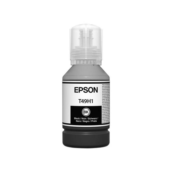 botella de tinta negra epson t49h modelo t49h100 140ml epson t49h100