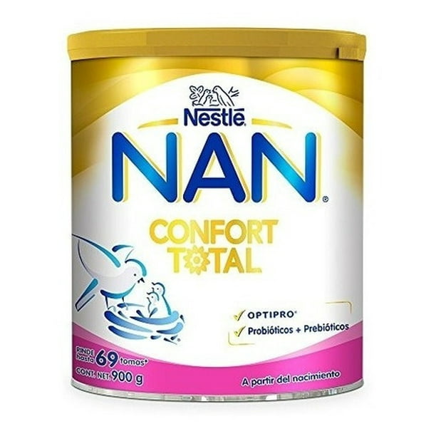 Fórmula Infantil NAN Confort Total 2 900g : : Bebé
