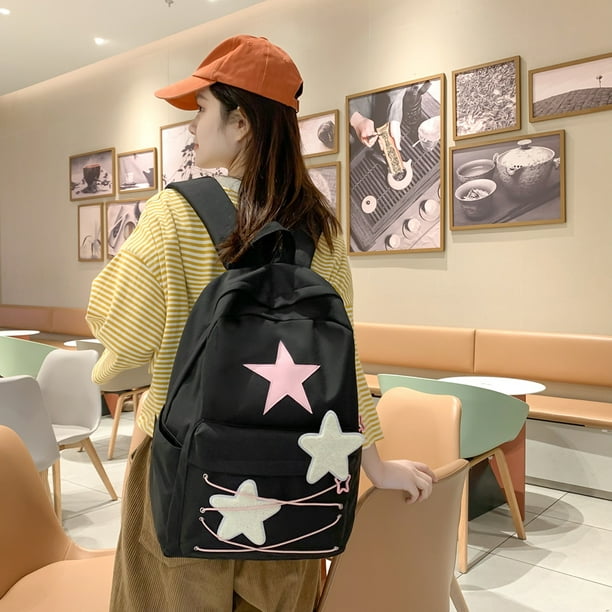 Y2K - Mochila impermeable para mujer, mochila de viaje con múltiples  bolsillos, Negro -, Mochilas de viaje
