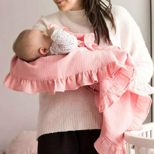 Manta para bebé para aire Manta para gatear de dormir Bebé Rosa perfke Manta envolvente | Walmart en línea