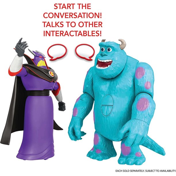 Mattel Pixar Interactables Sulley Talking Action Figure 8 In Tall Posable Movie Character Pixar