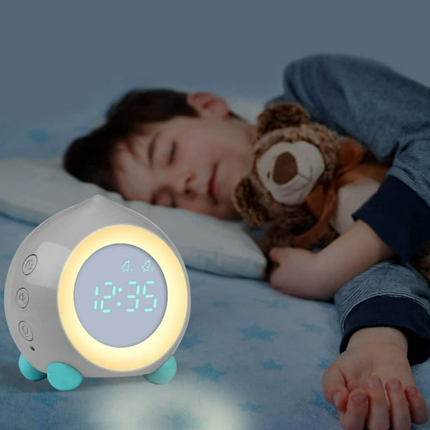 Despertador para niños Iluminar Lámpara LED digital Despertador