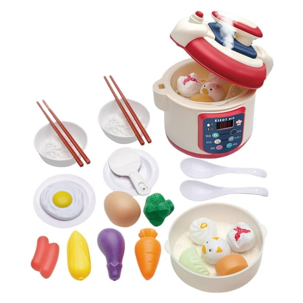 Juego de platos de cocina Play - Vajilla para niños (27 piezas) -  Accesorios de cocina coloridos para niños, accesorios de cocina de  simulación, ollas